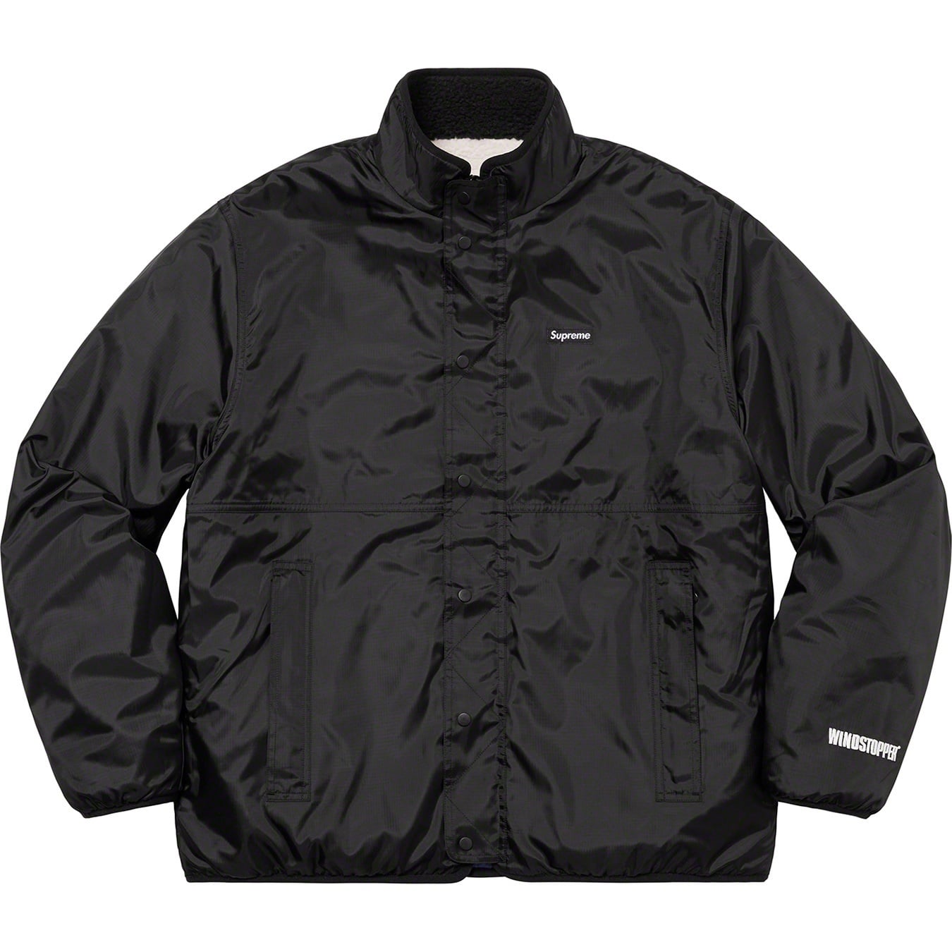 Reversible Colorblocked Fleece Jacket view 3